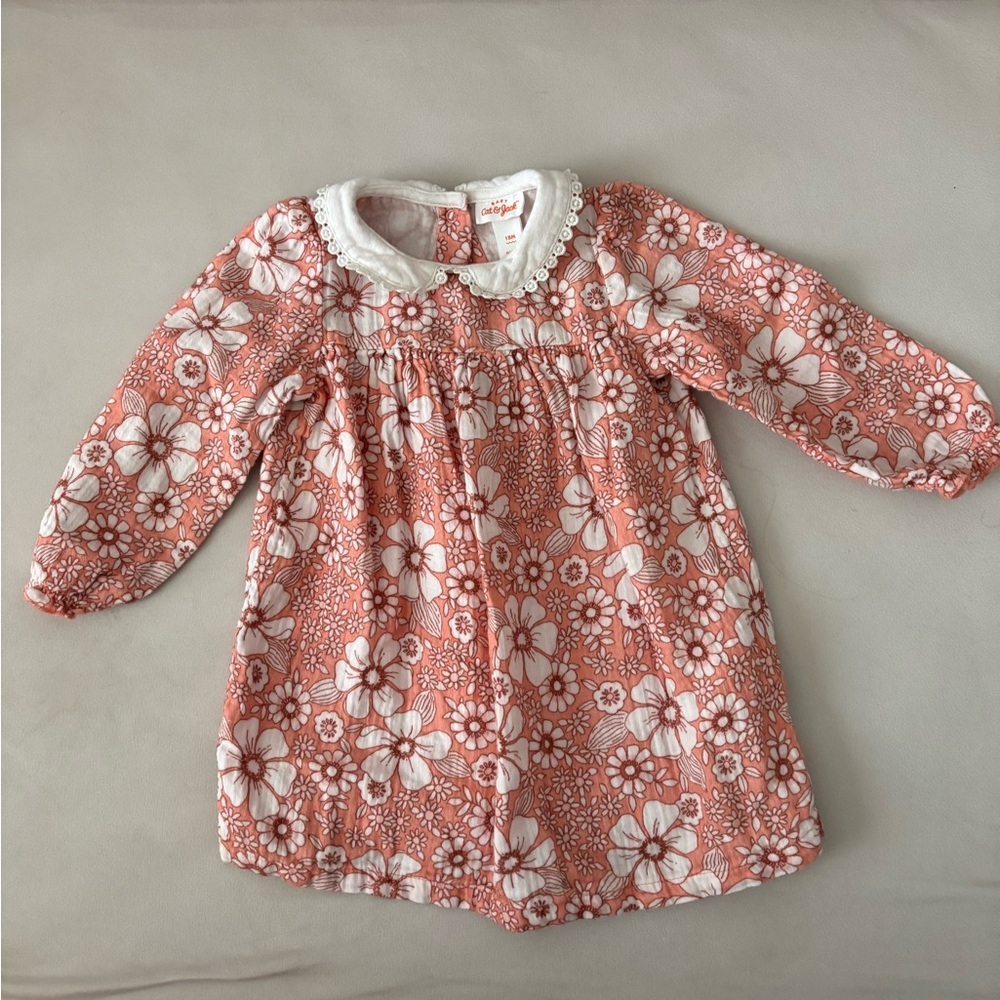 Cat & Jack Pink Floral Baby Dress